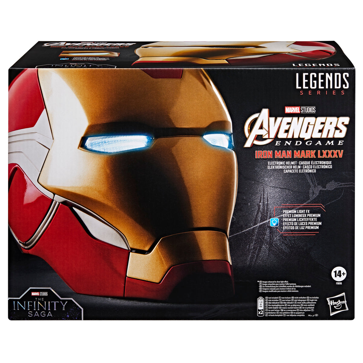 Marvel Legends Series Iron Man Premium Electronic Helmet — Toy Snowman Marvel Legends Series Iron Man Premium Electronic Helmet — Toy Snowman