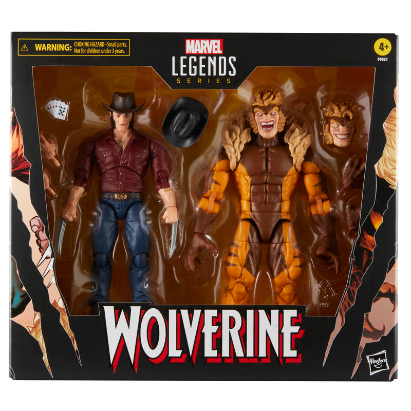 Marvel Legends Series Marvel's Logan vs Sabretooth (preorder Q2) - Collectables > Action Figures > toys -  Hasbro