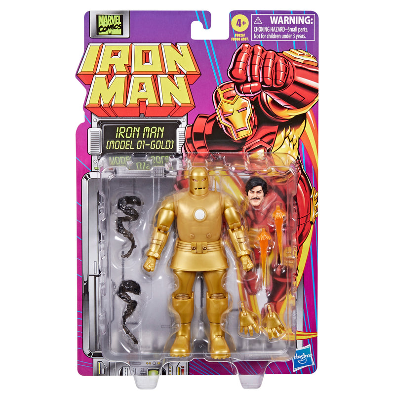 Marvel Legends - Retro Iron Man Wave - Set of 6 (preorder Q3) - Collectables > Action Figures > toys -  Hasbro