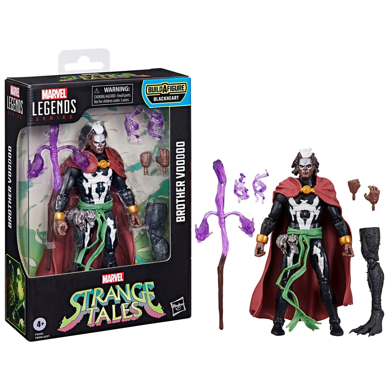Marvel Legends Series Strange Tales Brother Voodoo -  Black Heart BAF - Collectables > Action Figures > toy -  Hasbro