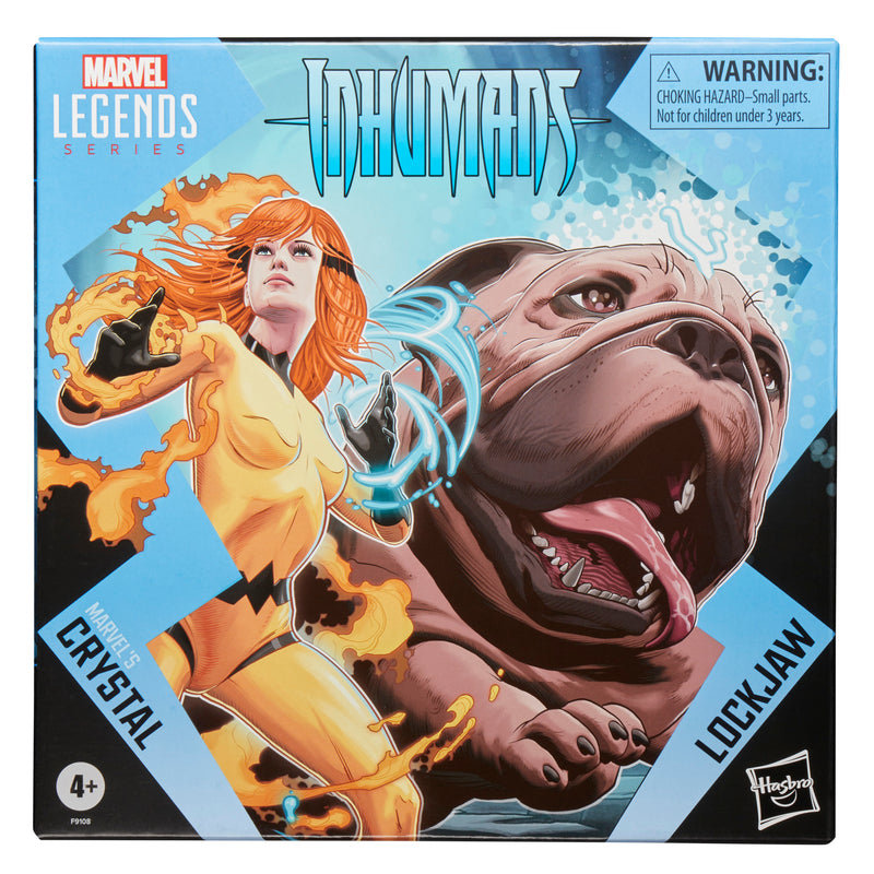 Marvel Legends Series Marvel's Crystal and Lockjaw - Collectables > Action Figures > toys -  Hasbro