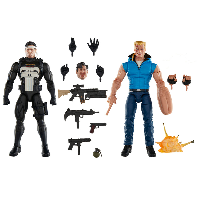 Marvel Legends Series Punisher and Bushwacker - Collectables > Action Figures > toys -  Hasbro