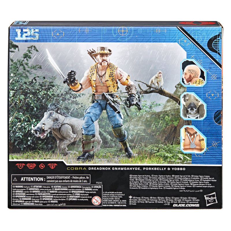 G.I. Joe Classified Series #125, Dreadnok Gnawgahyde and pets Porkbelly & Yobbo (preorder Aug/Sept) - Collectables > Action Figures > toys -  Hasbro