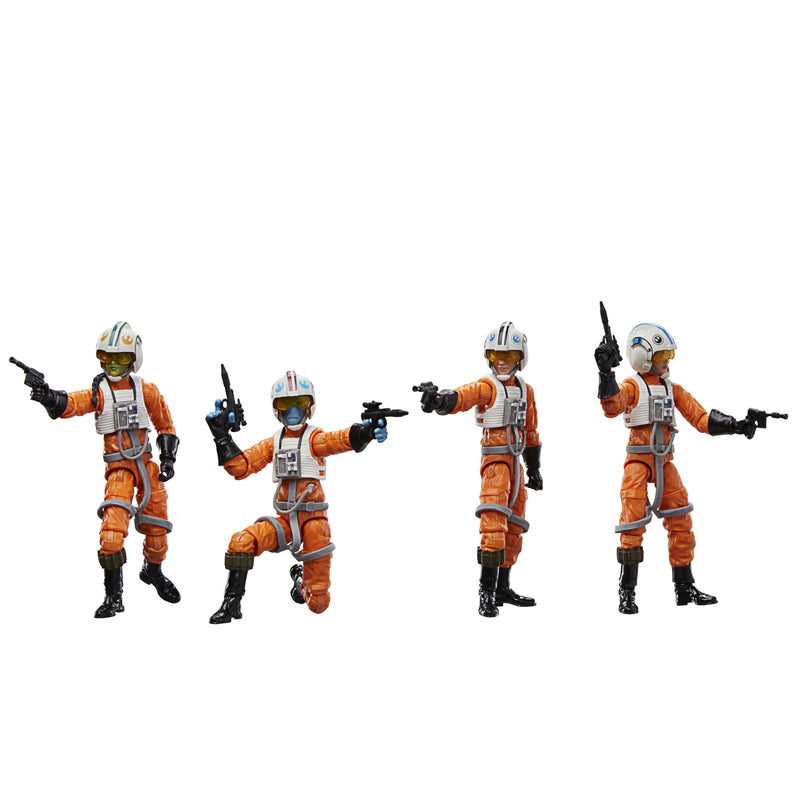 Star Wars The Vintage Collection X-Wing Pilot 4-Pack (preorder Nov) - Collectables > Action Figures > toys -  Hasbro