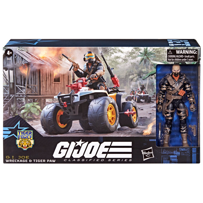 G.I. Joe Classified Series #137, Tiger Force Wreckage & Tiger Paw ATV (preorder Nov) - Action & Toy Figures -  Hasbro