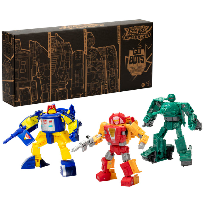 Transformers Generations Selects Legacy United Go-Bot Guardians 3 Pack (preorder August 2024)