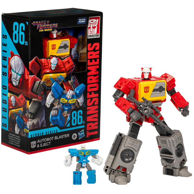 Transformers Studio Series Voyager The Transformers: The Movie 86-25 Autobot Blaster & Eject (preorder Dec) - Collectables > Action Figures > toys -  Hasbro