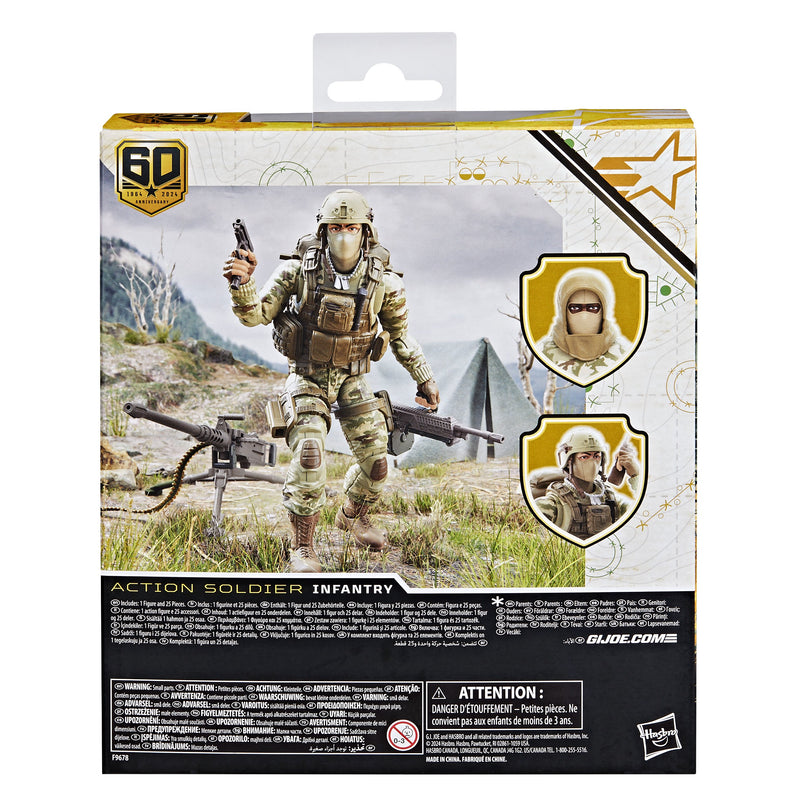 G.I. Joe Classified Series - 60th Anniversary - Infantry Soldier (preorder Q2) - Collectables > Action Figures > toys -  Hasbro