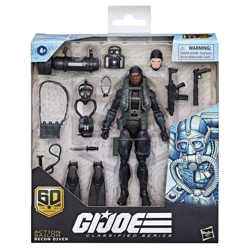 G.I. Joe Classified Series - 60th Anniversary - Recon Diver (preorder Q2) - Collectables > Action Figures > toys -  Hasbro