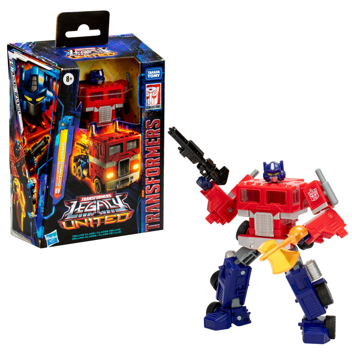 Transformers Legacy United Deluxe Class G1 Universe Optimus Prime (preorder Jan 2025)