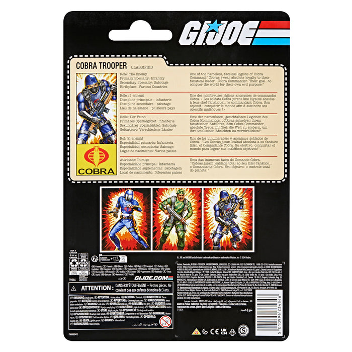 G.I. Joe Classified Series Retro Cardback Cobra Trooper  (preorder Oct 2024)