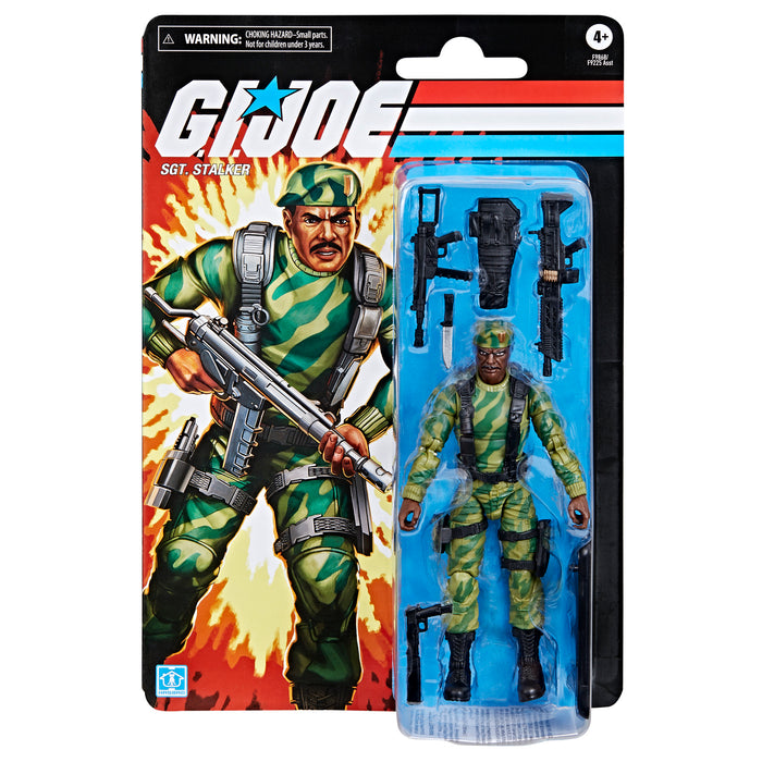 G.I. Joe Classified Series Retro Cardback Sgt. Stalker (preorder Oct 2024)