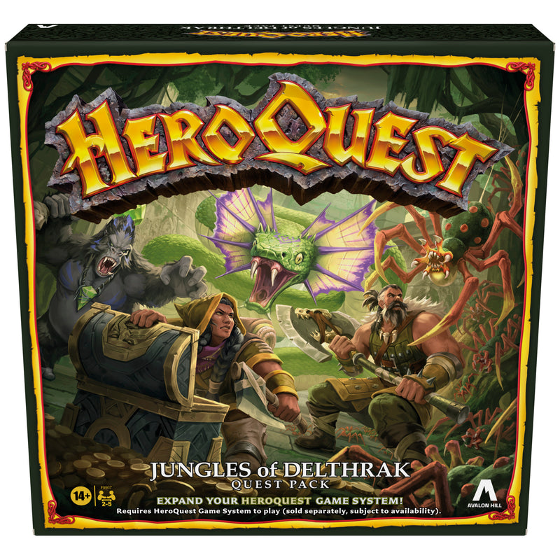 Avalon Hill HeroQuest Jungles of Delthrak Quest Pack (preorder Sept) - Board Games -  Hasbro