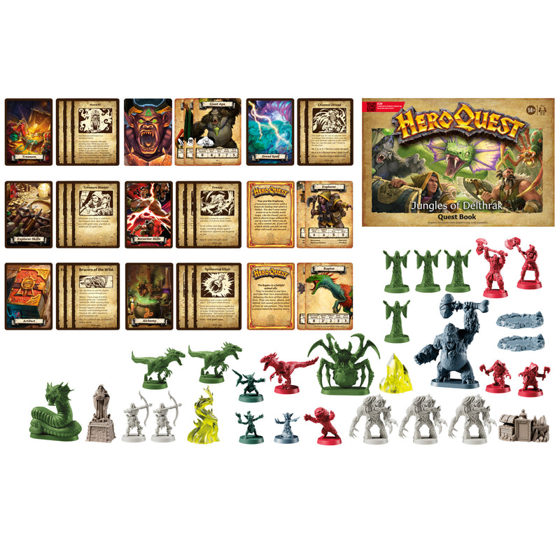 Avalon Hill HeroQuest Jungles of Delthrak Quest Pack (preorder Sept) - Board Games -  Hasbro