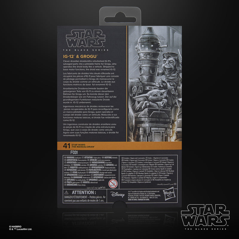 Star Wars The Black Series Deluxe IG-12 & Grogu - Collectables > Action Figures > toys -  Hasbro
