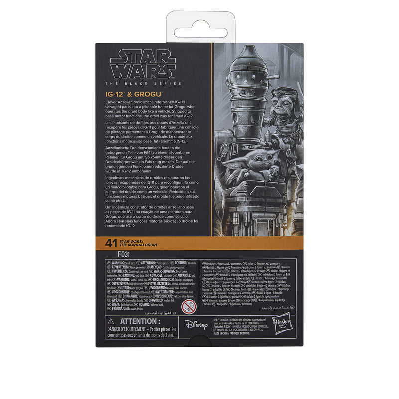 Star Wars The Black Series Deluxe IG-12 & Grogu - Collectables > Action Figures > toys -  Hasbro