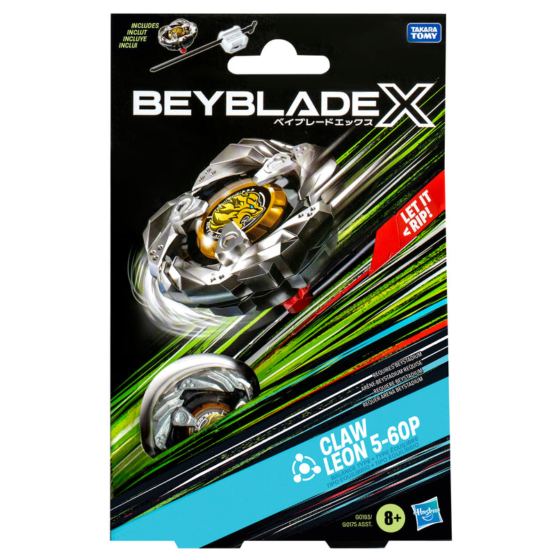 Beyblade X Claw Leon 5-60P Starter Pack Set - Collectables > Action Figures > toys -  Hasbro