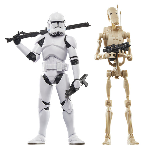 Star Wars The Black Series Clone Trooper & Battle Droid (preorder July) - Collectables > Action Figures > toys -  Hasbro