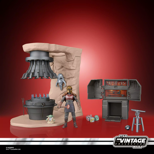 Star Wars The Vintage Collection 3.75 Inch Scale Playset - The Armorer’s Forge - exclusive -  -  Hasbro