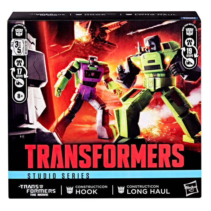 Transformers Studio Series The Transformers: The Movie Constructicon Long Haul & Constructicon Hook (preorder Sept 2025) - Collectables > Action Figures > toys -  Hasbro