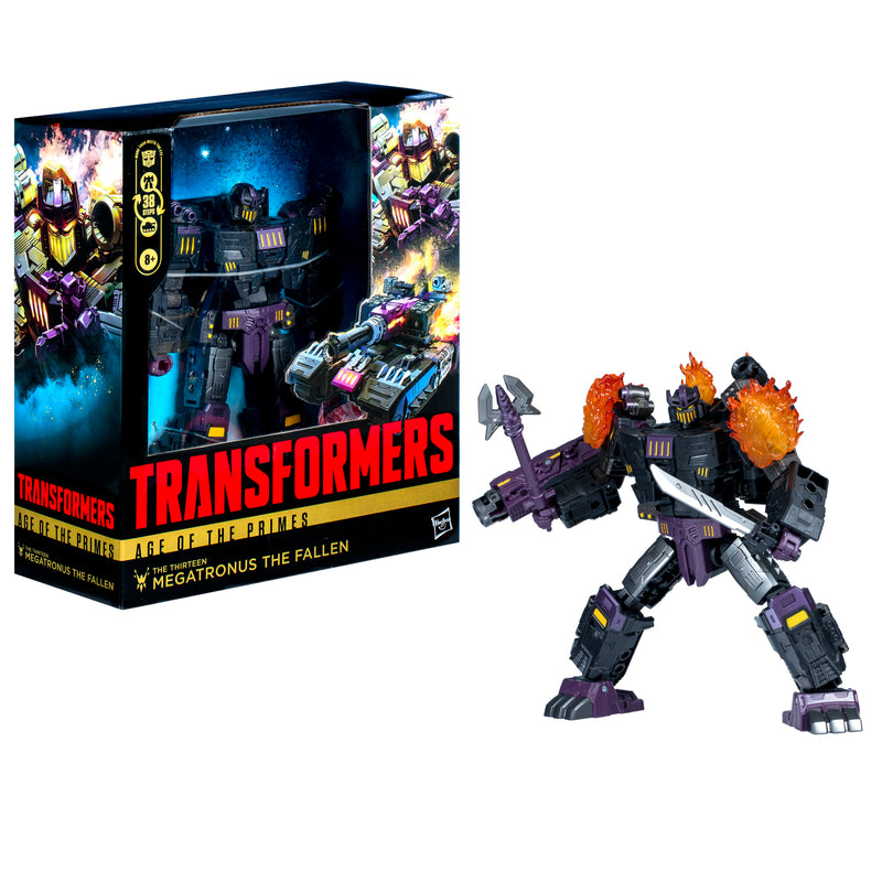 Transformers Age of the Primes Leader Class The Thirteen Megatronus the Fallen - Action figure -  Hasbro