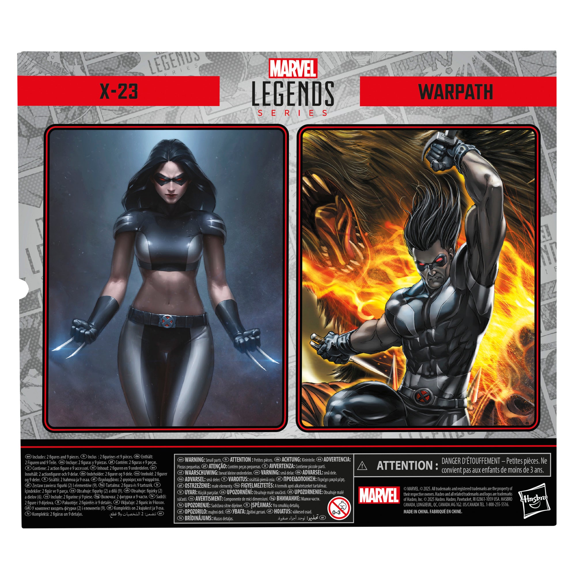 Marvel Legends Series X-Force X-23 & Warpath — Toy Snowman