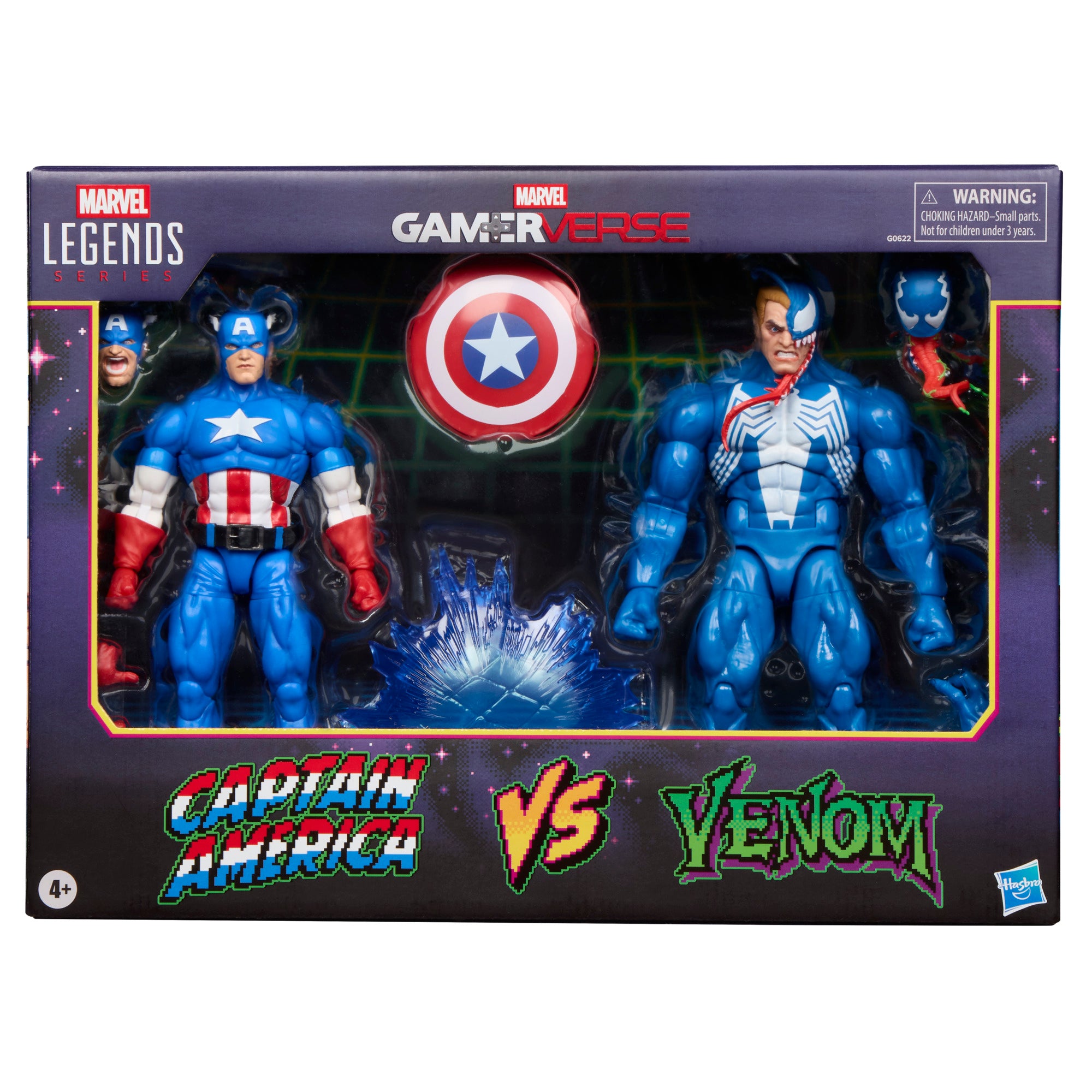 Marvel Legends Series Gamerverse Captain America vs Venom — Toy