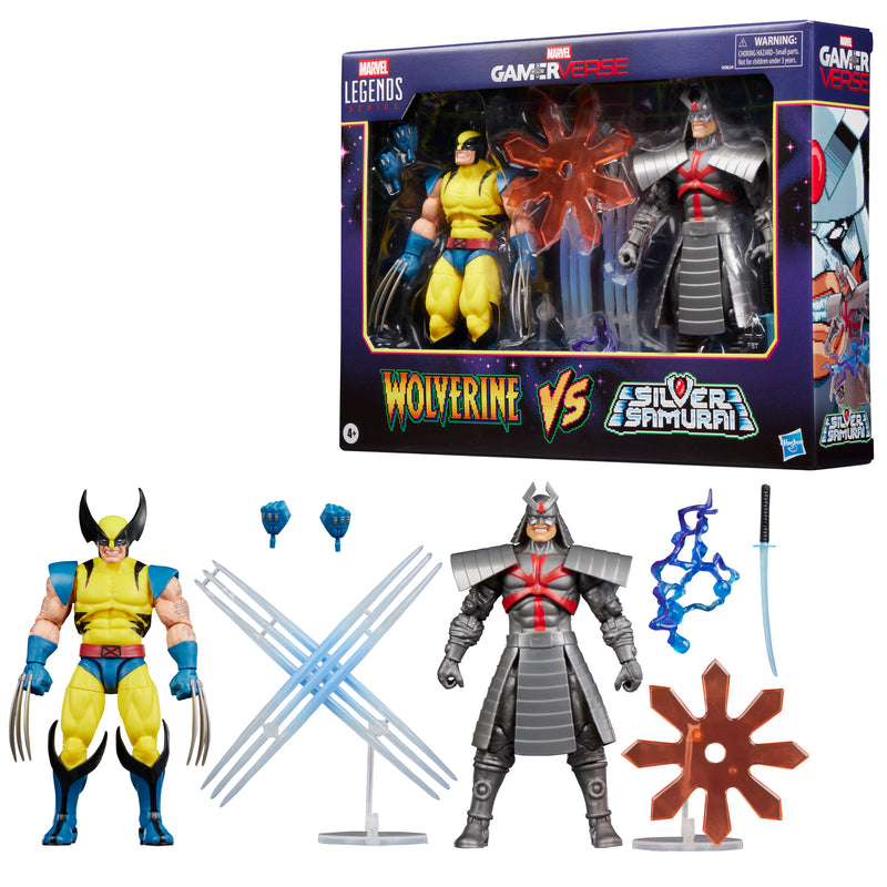 Marvel Legends Series Gamerverse Wolverine vs Marvel's Silver Samurai (preorder Nov 2025) - Collectables > Action Figures > toy -  Hasbro