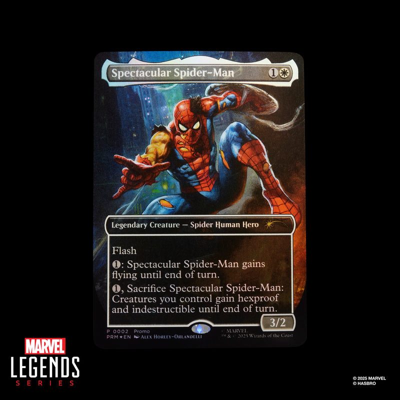 Marvel Legends Series Magic: The Gathering Battle-Damaged Spider-Man (Preorder Nov/Dec 2025) - Collectables > Action Figures > toys -  Hasbro