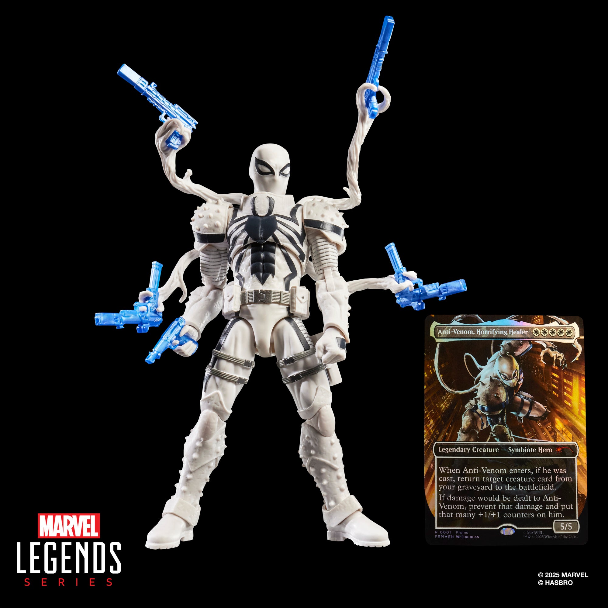 Marvel Legends Series Magic: The Gathering Agent Anti-Venom — Toy
