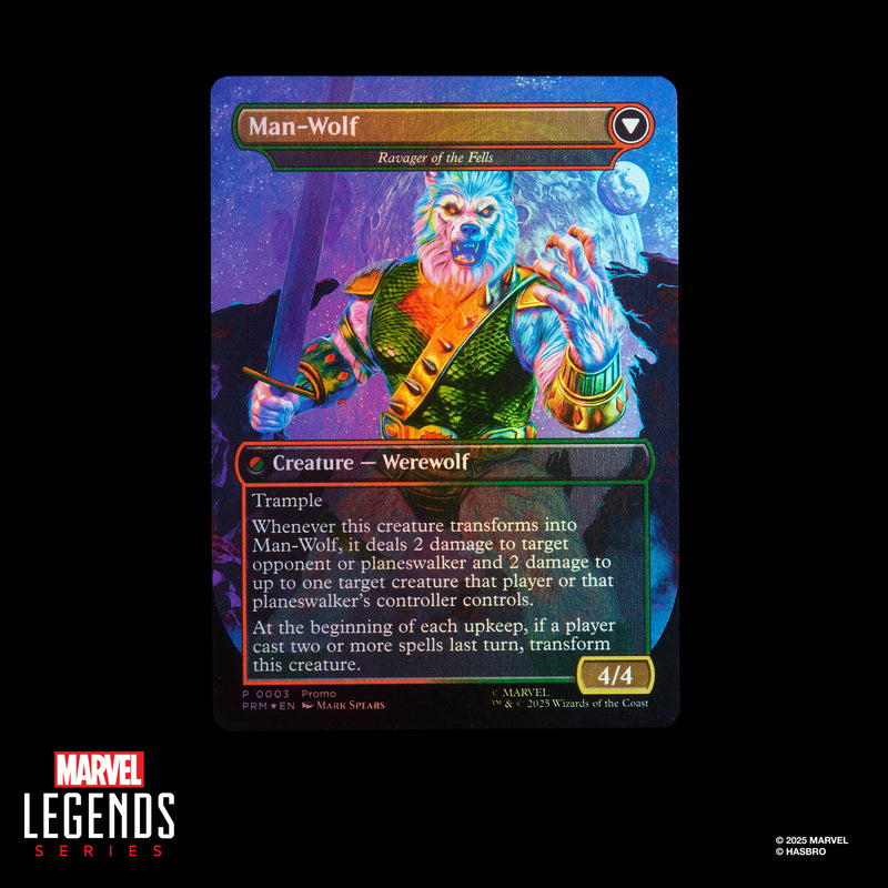 Marvel Legends Series Magic: The Gathering Man-Wolf (Preorder Nov/Dec 2025) - Collectables > Action Figures > toys -  Hasbro