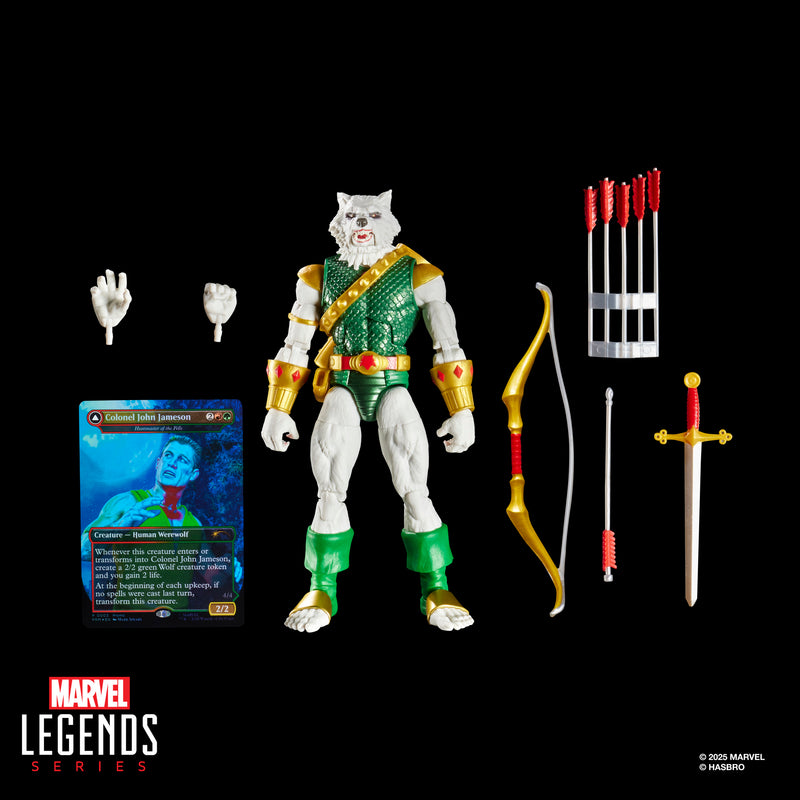 Marvel Legends Series Magic: The Gathering Man-Wolf (Preorder Nov/Dec 2025) - Collectables > Action Figures > toys -  Hasbro