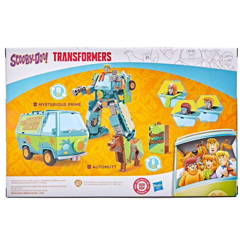 Transformers Scooby Doo Mysterious Prime & Automutt (Preorder Nov 2026)