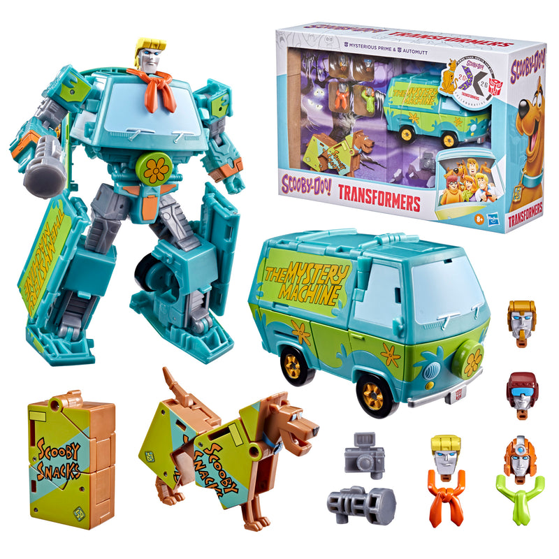 Transformers Scooby Doo Mysterious Prime & Automutt (Preorder Nov 2026)