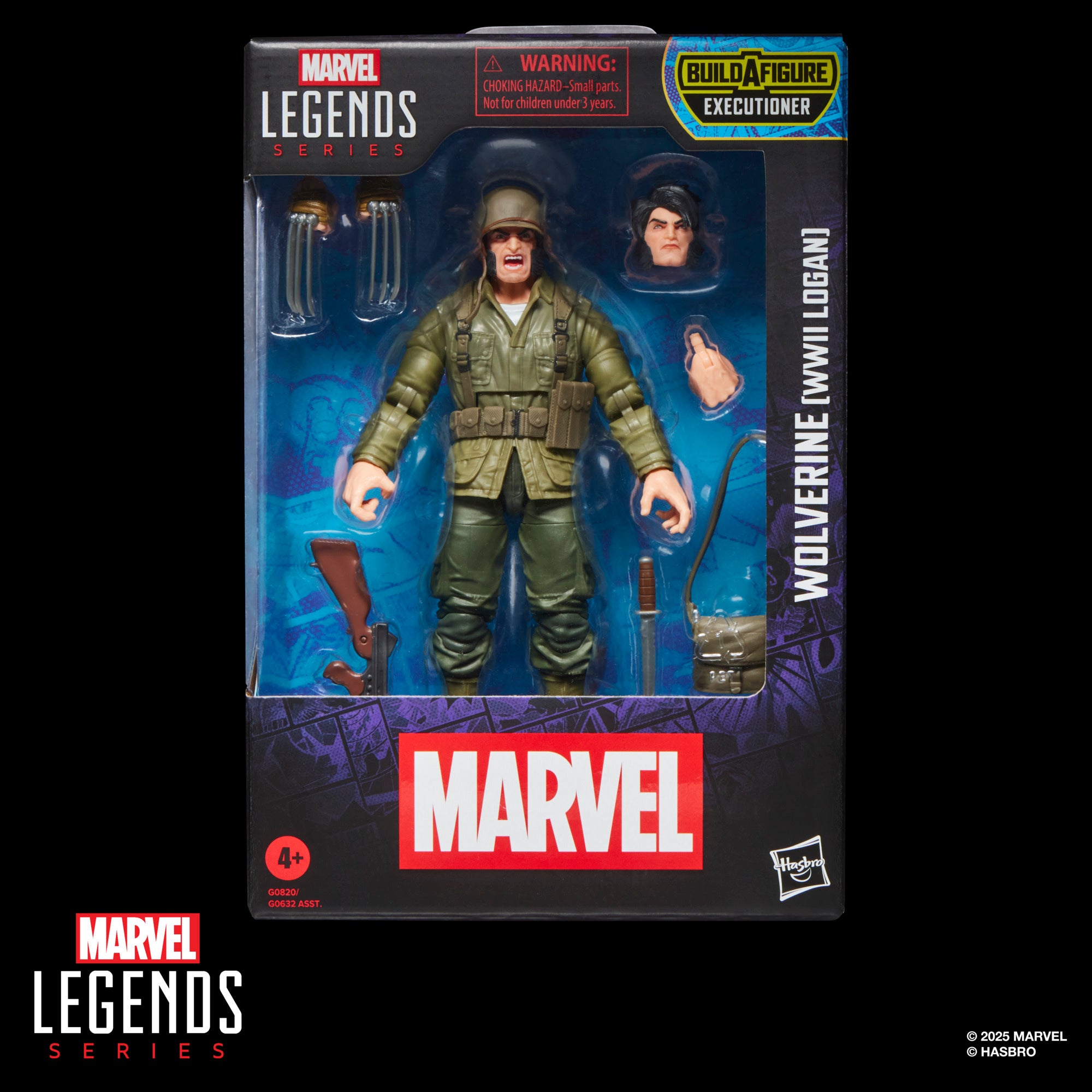 Marvel Legends Series Wolverine (WWII Logan) - Executioner BAF
