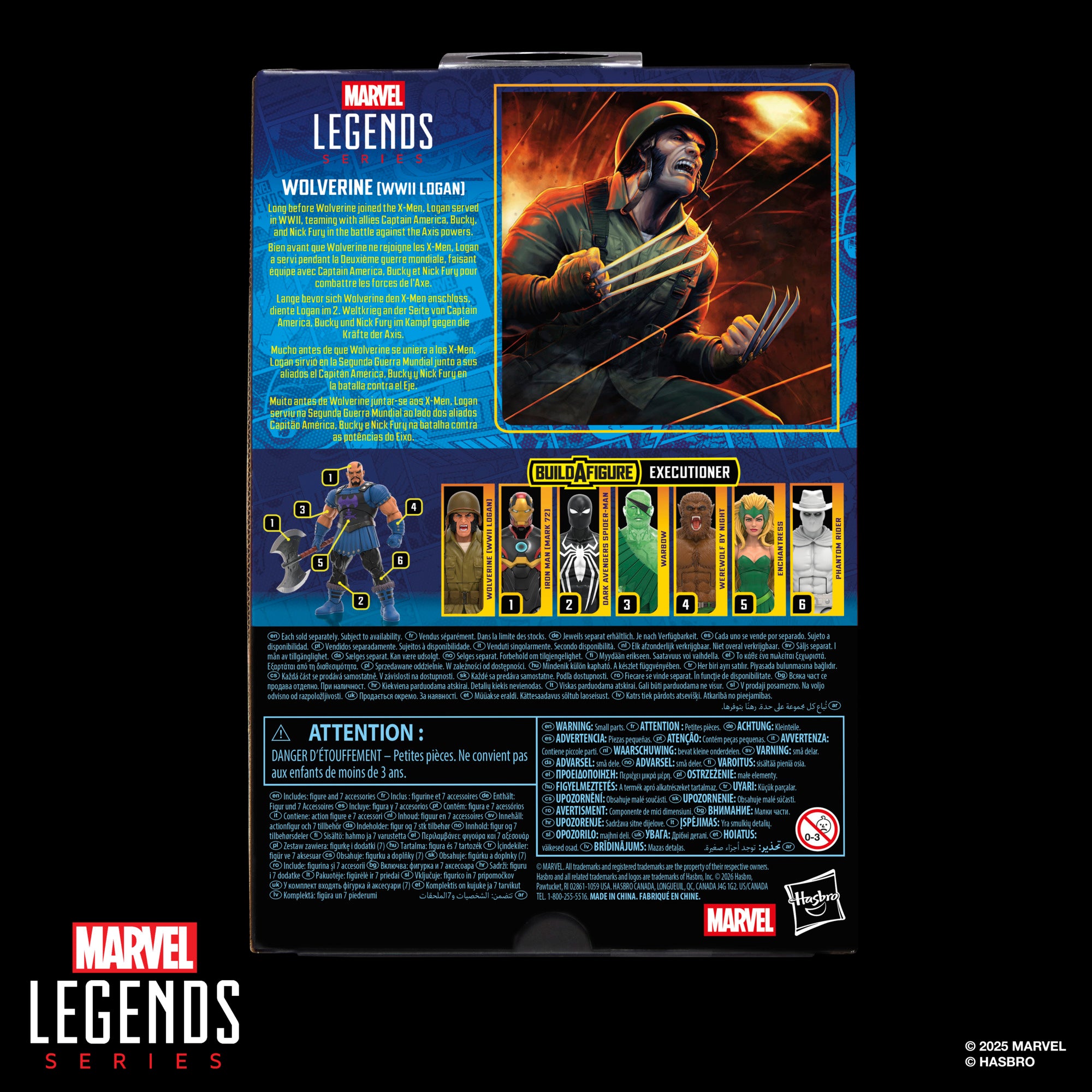 Marvel Legends Series Wolverine (WWII Logan) - Executioner BAF