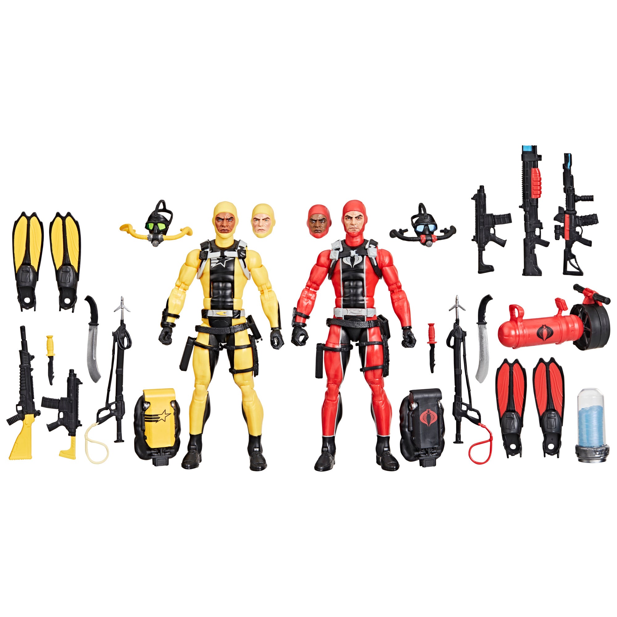 GIJOE コレクターズクラブ限定　2体セット レア 数量限定品 G.I. Joe Classified Series #169 G.I. Joe Diver Vs. Cobra Diver