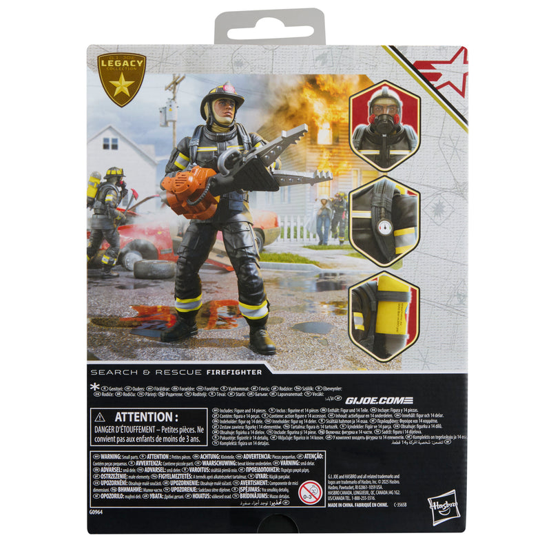 G.I. Joe Classified Series Legacy Collection - Search & Rescue Firefighter (preorder Aug 2025) - Collectables > Action Figures > toys -  Hasbro
