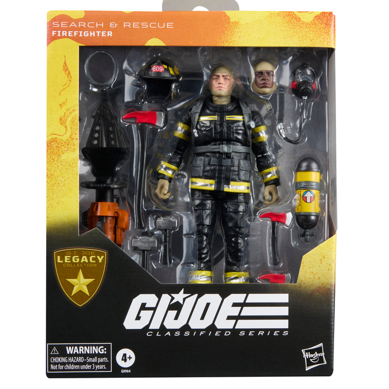 G.I. Joe Classified Series Legacy Collection - Search & Rescue Firefighter (preorder Aug 2025) - Collectables > Action Figures > toys -  Hasbro