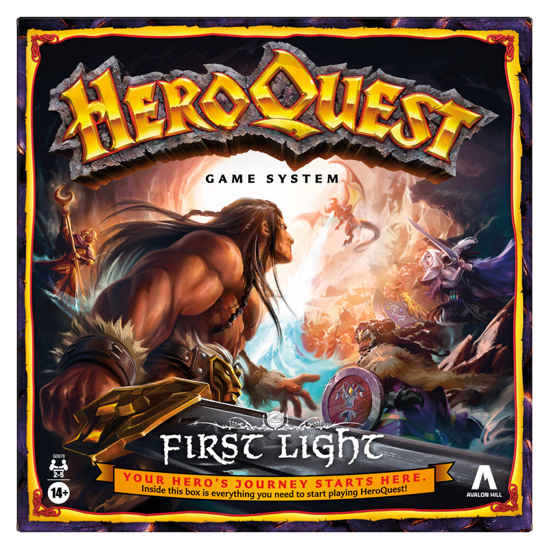 Avalon Hill - HeroQuest  - First Light - Exclusive  (Preorder April 28 - Delayed) - Board Games -  Hasbro