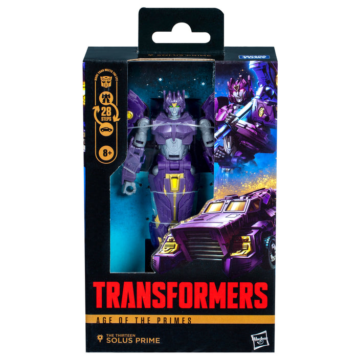 Transformers Age of the Primes Deluxe Class The Thirteen Solus Prime (preorder June 2025)