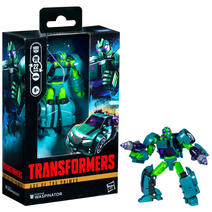 Transformers Age of the Primes Deluxe Class Fugitive Waspinator (preorder June 2025)