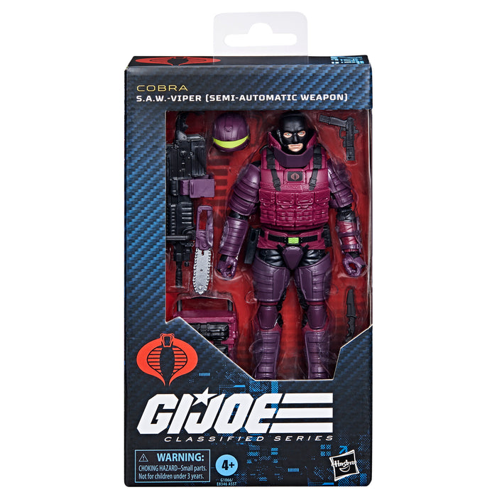 G.I. Joe Classified Series #147, S.A.W.-Viper (Semi-Automatic Weapon)  (preorder Feb 2025)