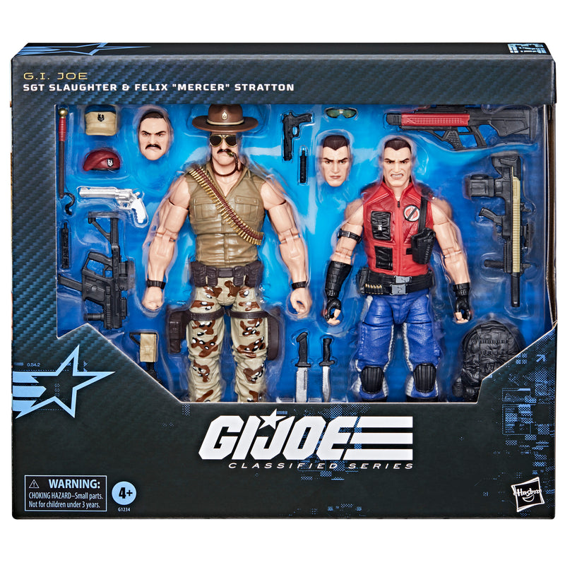 G.I. Joe Classified Series #173, Sgt Slaughter & Felix "Mercer" Stratton (preorder Dec 2025) - Collectables > Action Figures > toys -  Hasbro