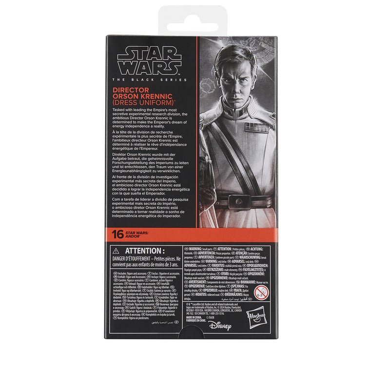 Star Wars The Black Series -  Director Orson Krennic  Star Wars: Andor - Collectables > Action Figures > toys -  Hasbro