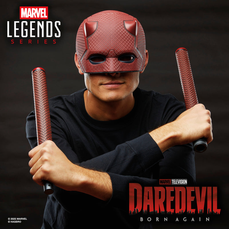 Marvel Legends Series Daredevil: Born Again Premium Roleplay Mask and Billy Club (Preorder Q4 2025) - Collectables > Action Figures > toys -  Hasbro
