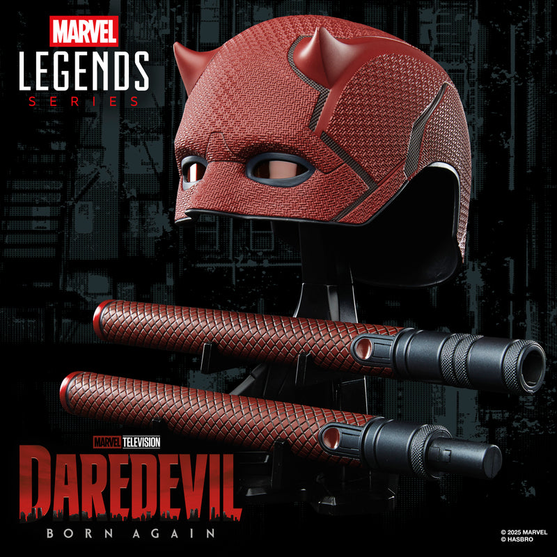 Marvel Legends Series Daredevil: Born Again Premium Roleplay Mask and Billy Club (Preorder Q4 2025) - Collectables > Action Figures > toys -  Hasbro
