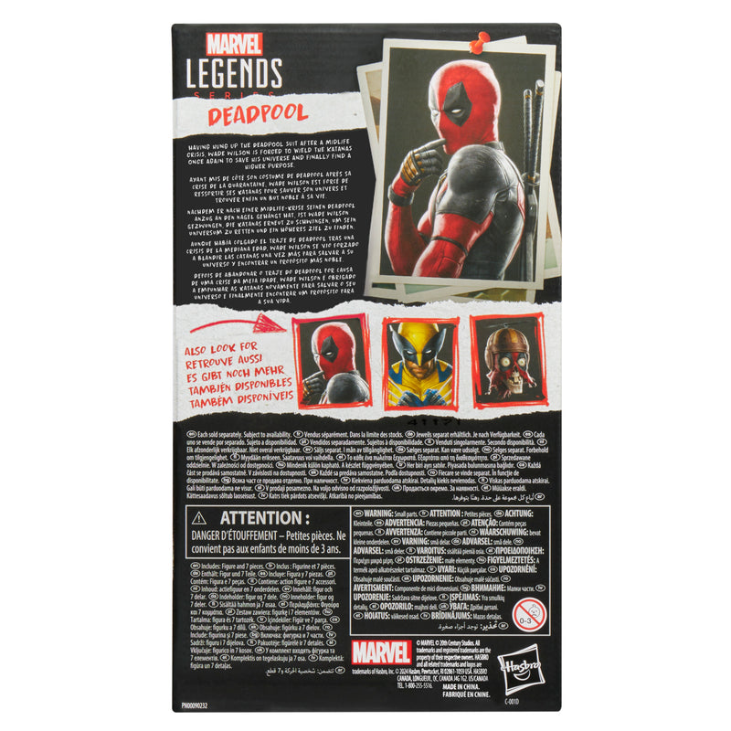 Marvel Legends Series Deadpool Action Figure - Collectables > Action Figures > toys -  Hasbro