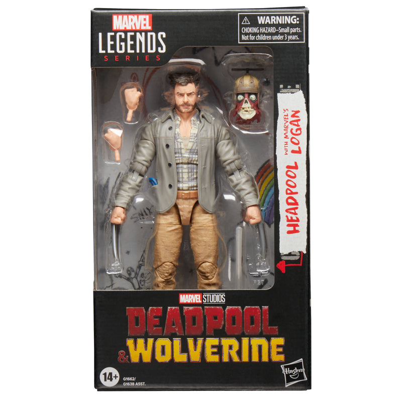 Marvel Legends Series Headpool with Marvel’s Logan Action Figure - Collectables > Action Figures > toys -  Hasbro
