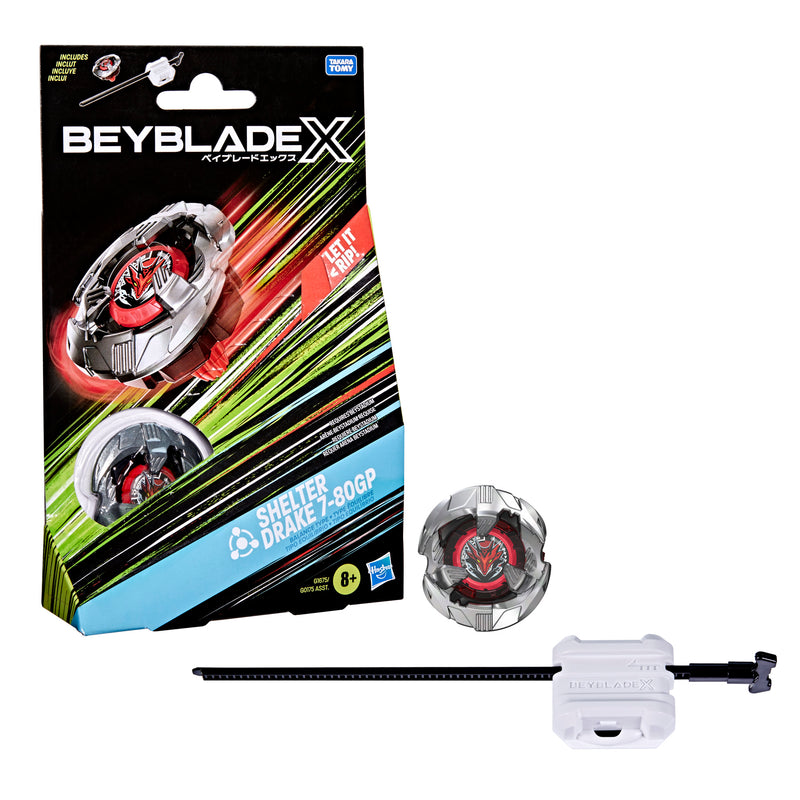 Beyblade X Shelter Drake 7-80GP BX Starter Pack - Collectables > Action Figures > toys -  Hasbro